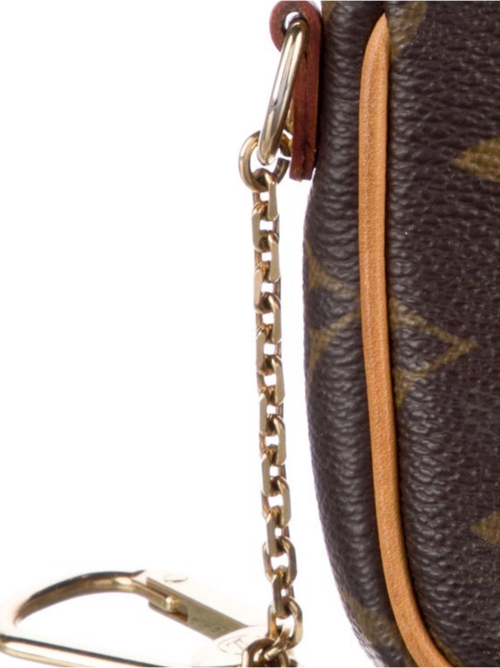RARE✅LV POUCH LOUIS VUITTON KEY POUCH KEYCHAIN MINI POCHETTE LV lipstick pouch - Picture 7 of 17